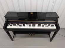 Load image into Gallery viewer, YAMAHA CLAVINOVA CLP-370PE DIGITAL PIANO + STOOL IN GLOSSY BLACK stock nr 26158
