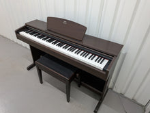 Load image into Gallery viewer, Yamaha Arius YDP-140 digital piano and stool dark rosewood finish stock # 26164
