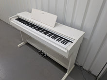 Load image into Gallery viewer, Yamaha Arius YDP-144 digital piano in satin white finish stock #26168
