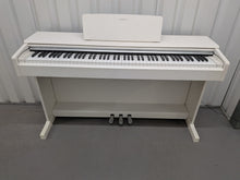 Load image into Gallery viewer, Yamaha Arius YDP-144 digital piano in satin white finish stock #26168
