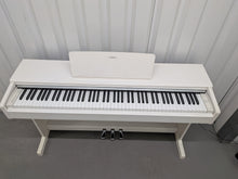 Load image into Gallery viewer, Yamaha Arius YDP-144 digital piano in satin white finish stock #26168
