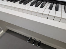 Load image into Gallery viewer, Yamaha Arius YDP-144 digital piano in satin white finish stock #26168
