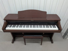 Load image into Gallery viewer, TECHNICS SX-PX665 DIGITAL PIANO IN MAHOGANY + matching stool  stock number 26172
