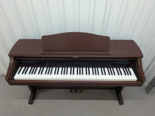 Load image into Gallery viewer, TECHNICS SX-PX665 DIGITAL PIANO IN MAHOGANY + matching stool  stock number 26172
