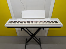 Load image into Gallery viewer, Yamaha P-105 digital portable piano in white + stand + pedal stock #26166
