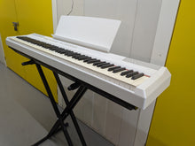 Load image into Gallery viewer, Yamaha P-105 digital portable piano in white + stand + pedal stock #26166
