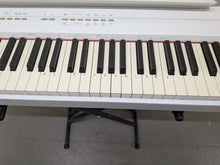 Load image into Gallery viewer, Yamaha P-105 digital portable piano in white + stand + pedal stock #26166
