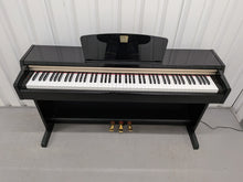 Load image into Gallery viewer, Yamaha Clavinova CLP-220PE Digital Piano in glossy black stock # 26176

