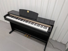 Load image into Gallery viewer, Yamaha Clavinova CLP-220PE Digital Piano in glossy black stock # 26176
