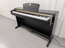 Load image into Gallery viewer, Yamaha Clavinova CLP-220PE Digital Piano in glossy black stock # 26176
