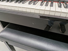 Load image into Gallery viewer, Yamaha Clavinova CLP-230PE piano +stool polished ebony glossy black stock # 26171
