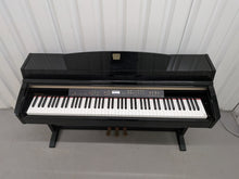 Load image into Gallery viewer, Yamaha Clavinova CLP-230PE piano +stool polished ebony glossy black stock # 26171
