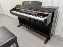 Load image into Gallery viewer, Yamaha Clavinova CLP-230PE piano +stool polished ebony glossy black stock # 26171

