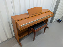 Load image into Gallery viewer, Yamaha Clavinova CLP-220 digital piano and stool in cherry wood finish stock number 26152
