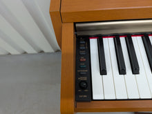 Load image into Gallery viewer, Yamaha Clavinova CLP-220 digital piano and stool in cherry wood finish stock number 26152
