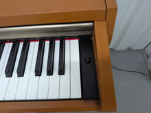 Load image into Gallery viewer, Yamaha Clavinova CLP-220 digital piano and stool in cherry wood finish stock number 26152
