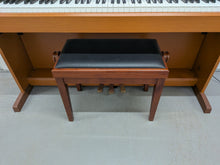 Load image into Gallery viewer, Yamaha Clavinova CLP-220 digital piano and stool in cherry wood finish stock number 26152
