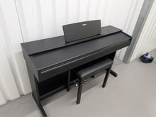 Load image into Gallery viewer, Yamaha Arius YDP-143 Digital Piano and stool in satin black finish stock #26180
