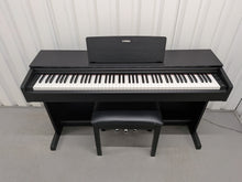 Load image into Gallery viewer, Yamaha Arius YDP-143 Digital Piano and stool in satin black finish stock #26183
