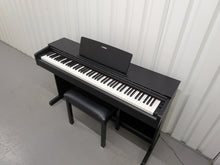 Load image into Gallery viewer, Yamaha Arius YDP-143 Digital Piano and stool in satin black finish stock #26183
