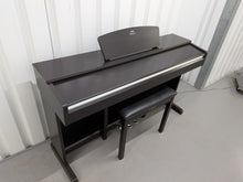 Load image into Gallery viewer, Yamaha Arius YDP-141 digital piano and stool in dark rosewood finish stock #26182
