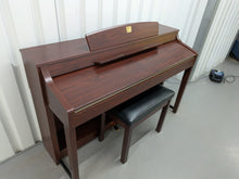 Load image into Gallery viewer, YAMAHA CLAVINOVA CLP-370M DIGITAL PIANO + STOOL IN MAHOGANY stock nr 26181
