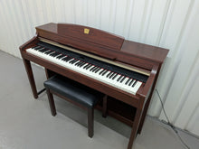 Load image into Gallery viewer, YAMAHA CLAVINOVA CLP-370M DIGITAL PIANO + STOOL IN MAHOGANY stock nr 26181
