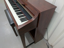 Load image into Gallery viewer, YAMAHA CLAVINOVA CLP-370M DIGITAL PIANO + STOOL IN MAHOGANY stock nr 26181
