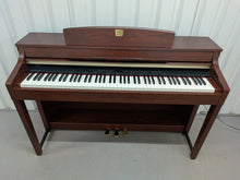 Load image into Gallery viewer, YAMAHA CLAVINOVA CLP-370M DIGITAL PIANO + STOOL IN MAHOGANY stock nr 26181
