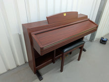 Load image into Gallery viewer, Yamaha Clavinova CLP-240 Digital Piano and stool mahogany finish stock nr 26189
