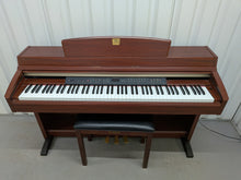 Load image into Gallery viewer, Yamaha Clavinova CLP-240 Digital Piano and stool mahogany finish stock nr 26189
