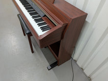 Load image into Gallery viewer, Yamaha Clavinova CLP-240 Digital Piano and stool mahogany finish stock nr 26189
