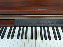 Load image into Gallery viewer, Yamaha Clavinova CLP-240 Digital Piano and stool mahogany finish stock nr 26189
