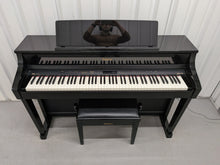 Load image into Gallery viewer, Roland HP507 digital piano and stool in polished ebony finish stock number 26194

