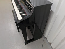 Load image into Gallery viewer, Roland HP507 digital piano and stool in polished ebony finish stock number 26194
