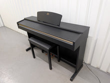 Load image into Gallery viewer, Yamaha Arius YDP-161 Digital Piano and stool in satin black clavinova keyboard stock #26195
