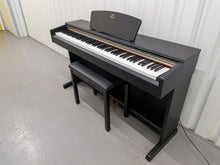 Load image into Gallery viewer, Yamaha Arius YDP-161 Digital Piano and stool in satin black clavinova keyboard stock #26195

