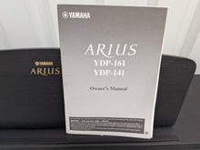 Load image into Gallery viewer, Yamaha Arius YDP-161 Digital Piano and stool in satin black clavinova keyboard stock #26195
