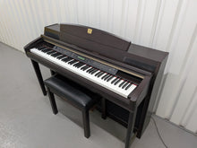Load image into Gallery viewer, YAMAHA CLAVINOVA CLP-270 DIGITAL PIANO AND STOOL IN DARK ROSEWOOD stock nr 26205
