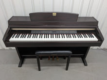 Load image into Gallery viewer, Yamaha Clavinova CLP-240 Digital Piano and stool in dark rosewood stock nr 26219
