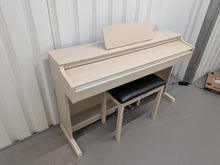 Load image into Gallery viewer, Yamaha Arius YDP-163 digital piano and stool in white ash finish stock #26227
