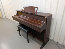 Load image into Gallery viewer, Yamaha Clavinova CLP-880 digital piano and stool in mahogany finish stock number 26206
