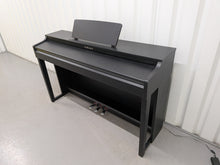 Load image into Gallery viewer, Yamaha clavinova CLP-525 digital piano in satin black colour stock # 26224
