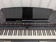 Load image into Gallery viewer, Yamaha Clavinova CLP-470 digital piano polished ebony glossy black stock #26225
