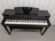 Load image into Gallery viewer, Yamaha Clavinova CLP-470 digital piano polished ebony glossy black stock #26225
