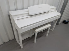 Load image into Gallery viewer, Yamaha Clavinova CSP-150 Digital Piano and stool in satin white stock nr 26207
