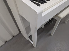 Load image into Gallery viewer, Yamaha Clavinova CSP-150 Digital Piano and stool in satin white stock nr 26207
