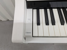 Load image into Gallery viewer, Yamaha Clavinova CSP-150 Digital Piano and stool in satin white stock nr 26207
