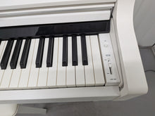 Load image into Gallery viewer, Yamaha Clavinova CSP-150 Digital Piano and stool in satin white stock nr 26207

