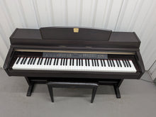 Load image into Gallery viewer, Yamaha Clavinova CLP-240 Digital Piano and stool in dark rosewood stock nr 26236
